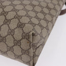 GUCCI GG Supreme Tote Bag PVC Beige Gold 002 39 6130 Auth 195657-14
