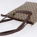 GUCCI GG Supreme Tote Bag PVC Beige Gold 002 39 6130 Auth 195657-6