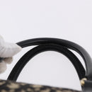Christian Dior Trotter Canvas Boston Bag Black Gold Auth 195659V-8