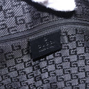 GUCCI Jackie Shoulder Bag Leather Black Silver 001 3346 Auth 195669V-18