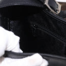 GUCCI Jackie Shoulder Bag Leather Black Silver 001 3346 Auth 195669V-21