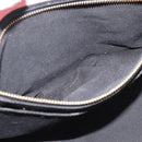 PRADA Canapa MM Hand Bag Canvas 2way Pink Gold Auth 195670-25