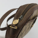 GUCCI GG Supreme Web Sherry Line Bag PVC Beige Gold 116 02 089 Auth 195675-15