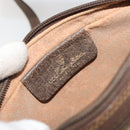 GUCCI GG Supreme Web Sherry Line Bag PVC Beige Gold 116 02 089 Auth 195675-16