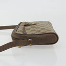 GUCCI GG Supreme Web Sherry Line Bag PVC Beige Gold 116 02 089 Auth 195675-5