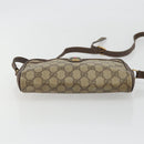 GUCCI GG Supreme Web Sherry Line Bag PVC Beige Gold 116 02 089 Auth 195675-9