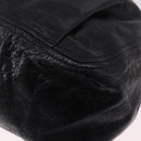Miu Miu Shoulder Bag Leather Black Gold Auth 195676M-11