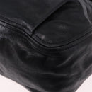 Miu Miu Shoulder Bag Leather Black Gold Auth 195676M-13