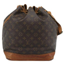 LOUIS VUITTON Monogram Noe Shoulder Bag M42224 LV Auth 195680-2