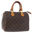 LOUIS VUITTON Monogram Speedy 25 Hand Bag M41528 LV Auth 195683-1