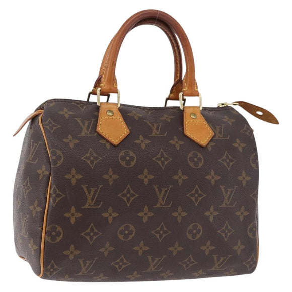 LOUIS VUITTON Monogram Speedy 25 Hand Bag M41528 LV Auth 195683