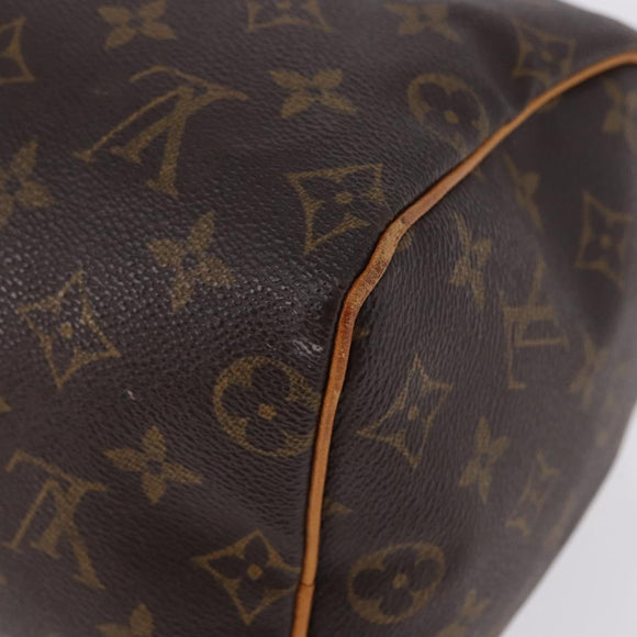 LOUIS VUITTON Monogram Speedy 25 Hand Bag M41528 LV Auth 195683