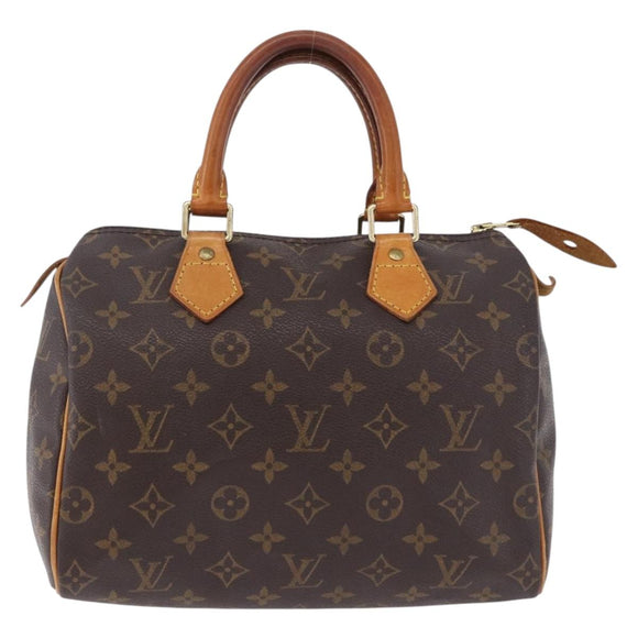 LOUIS VUITTON Monogram Speedy 25 Hand Bag M41528 LV Auth 195683
