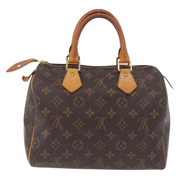 LOUIS VUITTON Monogram Speedy 25 Hand Bag M41528 LV Auth 195683