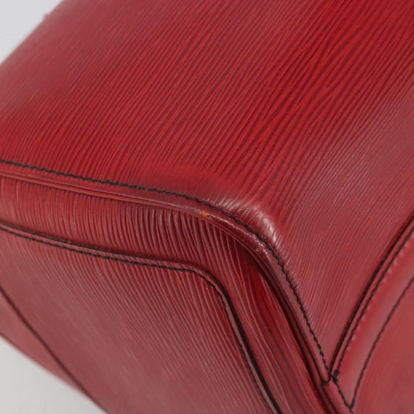 LOUIS VUITTON Epi Speedy 30 Hand Bag Castilian Red M43007 LV Auth 195684