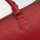LOUIS VUITTON Epi Speedy 30 Hand Bag Castilian Red M43007 LV Auth 195684-15