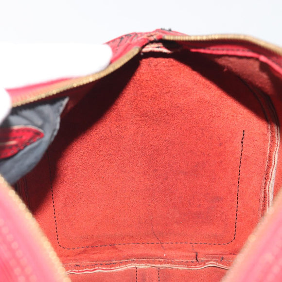LOUIS VUITTON Epi Speedy 30 Hand Bag Castilian Red M43007 LV Auth 195684