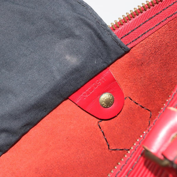 LOUIS VUITTON Epi Speedy 30 Hand Bag Castilian Red M43007 LV Auth 195684
