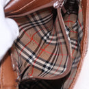 Burberrys Shoulder Bag Leather Brown Gold Auth 195686-20