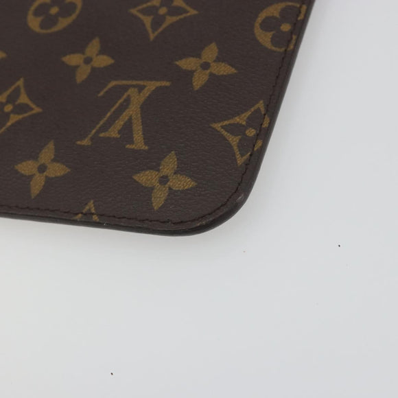 LOUIS VUITTON Monogram Neverfull MM Pouch Accessory Pouch LV Auth 195689