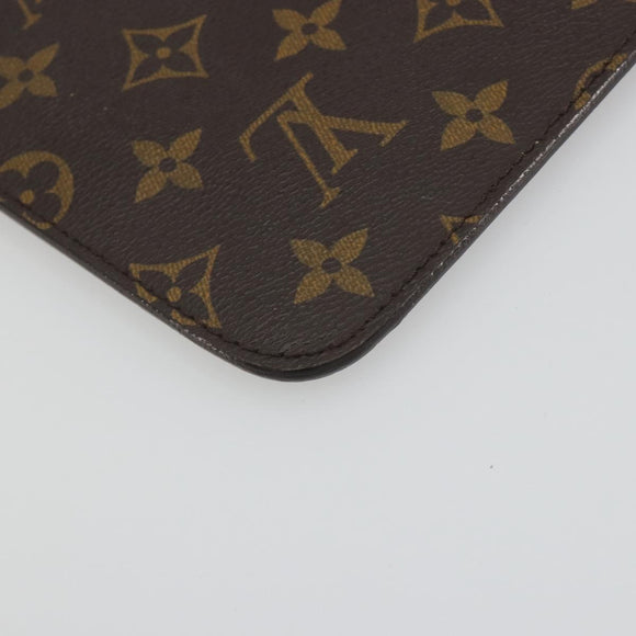 LOUIS VUITTON Monogram Neverfull MM Pouch Accessory Pouch LV Auth 195689
