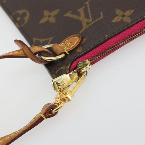 LOUIS VUITTON Monogram Neverfull MM Pouch Accessory Pouch LV Auth 195689