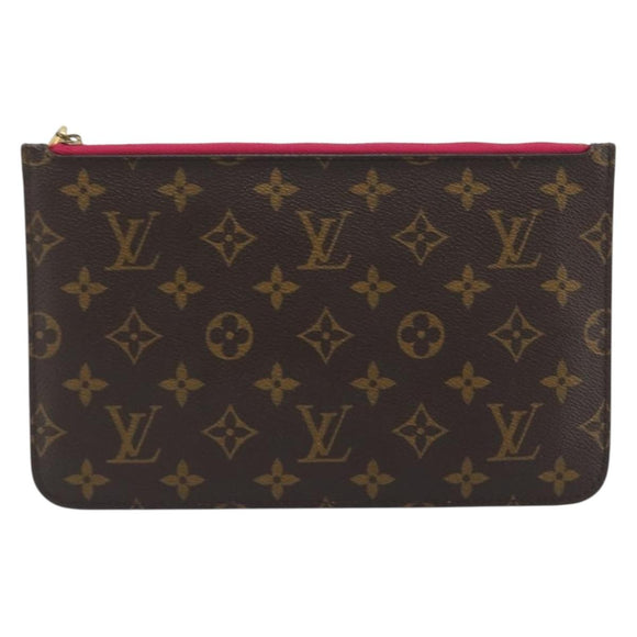LOUIS VUITTON Monogram Neverfull MM Pouch Accessory Pouch LV Auth 195689