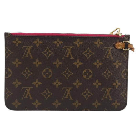 LOUIS VUITTON Monogram Neverfull MM Pouch Accessory Pouch LV Auth 195689
