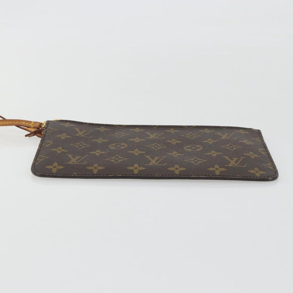 LOUIS VUITTON Monogram Neverfull MM Pouch Accessory Pouch LV Auth 195689