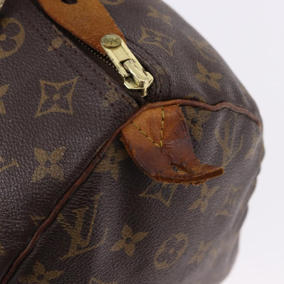 LOUIS VUITTON Monogram Speedy 30 Hand Bag M41526 LV Auth 195690