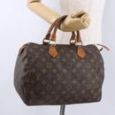 LOUIS VUITTON Monogram Speedy 30 Hand Bag M41526 LV Auth 195690-22