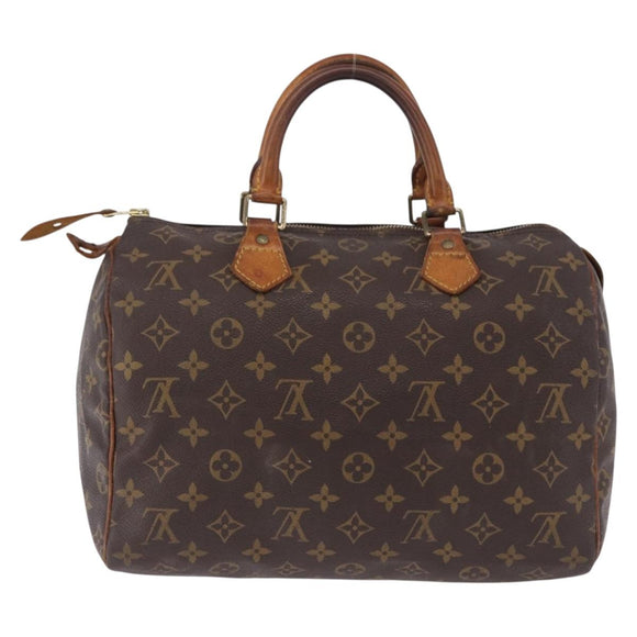 LOUIS VUITTON Monogram Speedy 30 Hand Bag M41526 LV Auth 195690