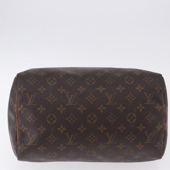 LOUIS VUITTON Monogram Speedy 30 Hand Bag M41526 LV Auth 195691