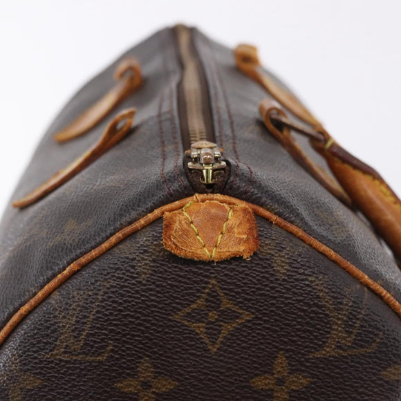 LOUIS VUITTON Monogram Speedy 30 Hand Bag M41526 LV Auth 195691