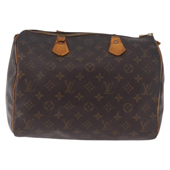 LOUIS VUITTON Monogram Speedy 30 Hand Bag M41526 LV Auth 195691