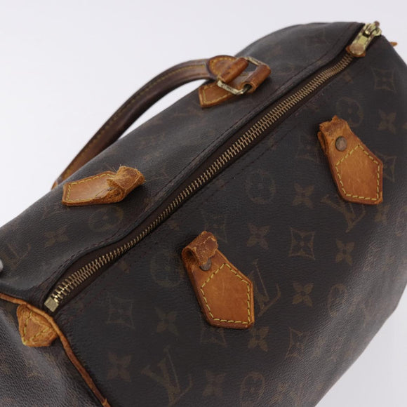 LOUIS VUITTON Monogram Speedy 30 Hand Bag M41526 LV Auth 195691