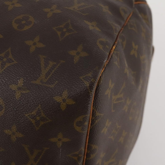 LOUIS VUITTON Monogram Keepall 55 Boston Bag M41424 LV Auth 195692