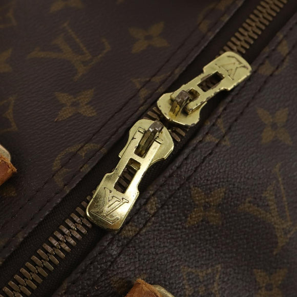 LOUIS VUITTON Monogram Keepall 55 Boston Bag M41424 LV Auth 195692