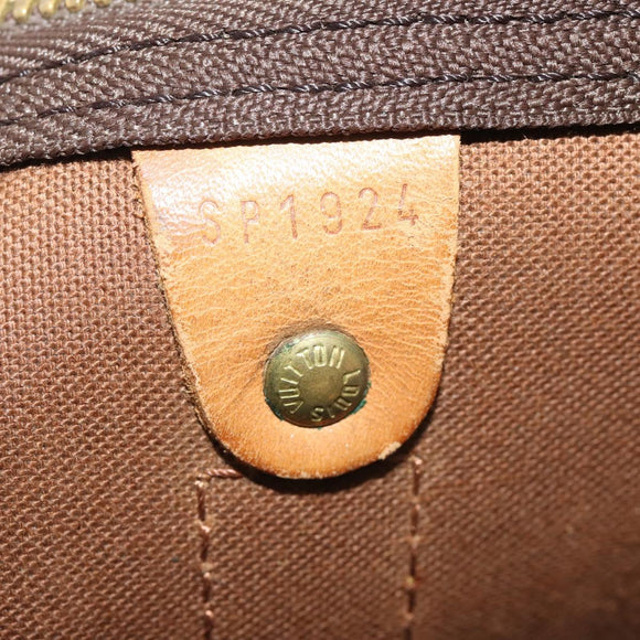 LOUIS VUITTON Monogram Keepall 55 Boston Bag M41424 LV Auth 195692