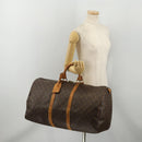 LOUIS VUITTON Monogram Keepall 55 Boston Bag M41424 LV Auth 195692-23