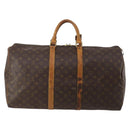 LOUIS VUITTON Monogram Keepall 55 Boston Bag M41424 LV Auth 195692-2