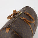 LOUIS VUITTON Monogram Keepall 55 Boston Bag M41424 LV Auth 195692-6