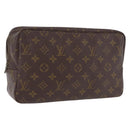 LOUIS VUITTON Monogram Trousse Toilette 28 Clutch Bag M47522 LV Auth 195695-1