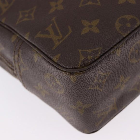 LOUIS VUITTON Monogram Trousse Toilette 28 Clutch Bag M47522 LV Auth 195695