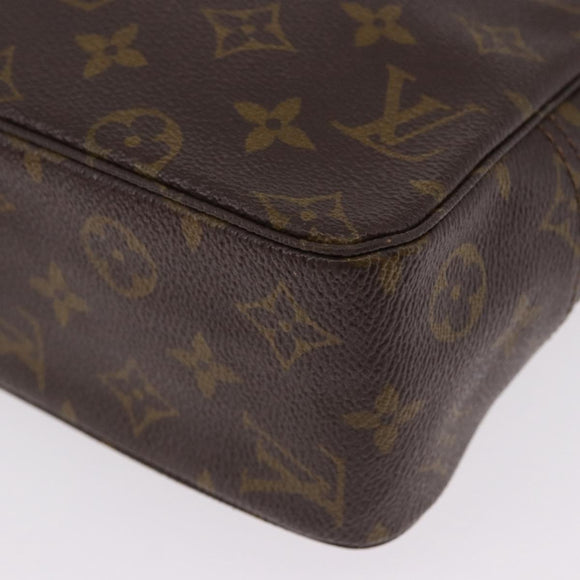 LOUIS VUITTON Monogram Trousse Toilette 28 Clutch Bag M47522 LV Auth 195695