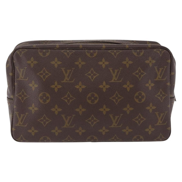 LOUIS VUITTON Monogram Trousse Toilette 28 Clutch Bag M47522 LV Auth 195695