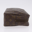 LOUIS VUITTON Monogram Trousse Toilette 28 Clutch Bag M47522 LV Auth 195695-4