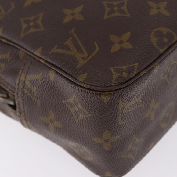 LOUIS VUITTON Monogram Trousse Toilette 28 Clutch Bag M47522 LV Auth 195695