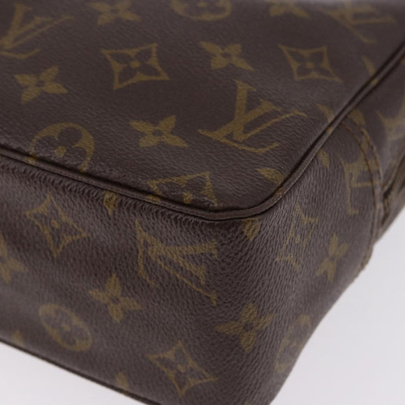 LOUIS VUITTON Monogram Trousse Toilette 28 Clutch Bag M47522 LV Auth 195695