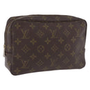 LOUIS VUITTON Monogram Trousse Toilette 23 Clutch Bag M47524 LV Auth 195696-1